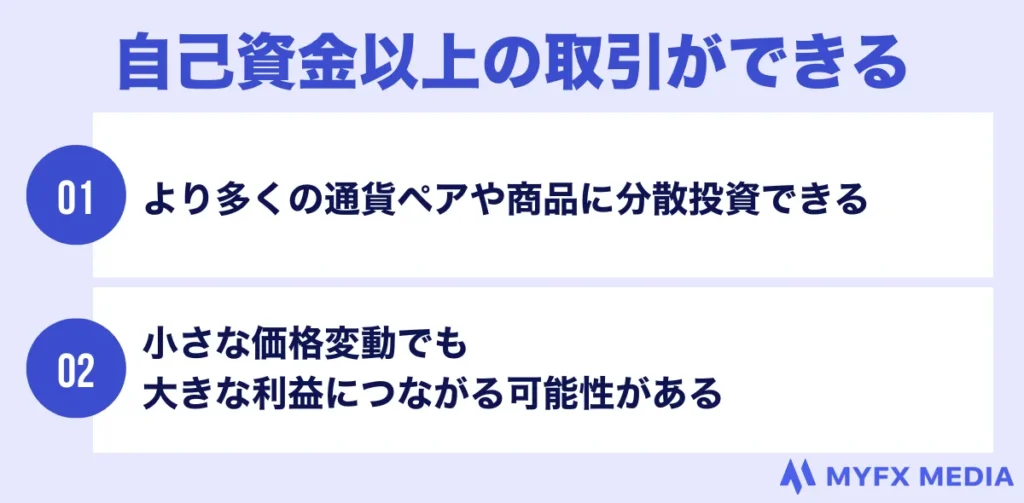 海外FXの入金ボーナスを使えば自己資金以上の大きなポジションを取ることが可能