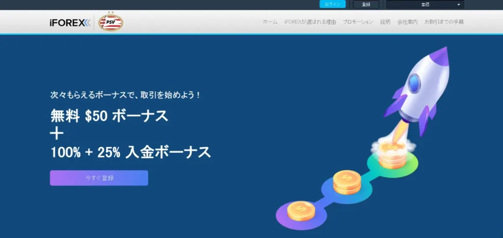 iFOREX(アイフォレックス)のボーナス一覧