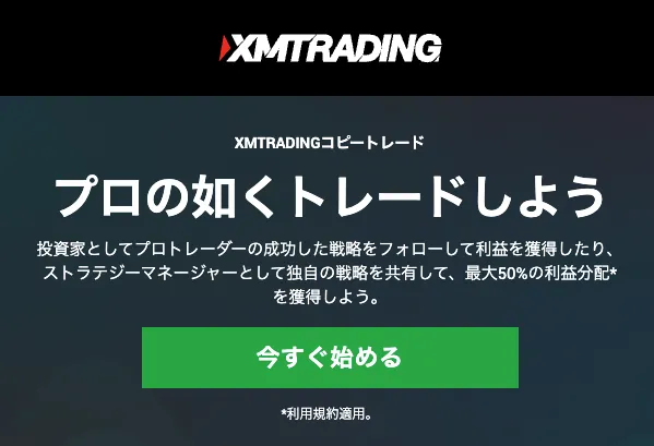「xm コピートレード」記事の公式画像